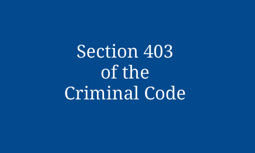 Make yourself aware about the laws which are designed to protect your identity information and the person whoever hampers it will be punished under the law section 403 of the criminal code canada.