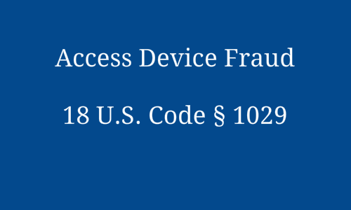 [Defendant] is charged with knowingly and fraudulently using [an] unauthorized access device[s] between [date] and [date]. It is against federal law to knowingly and fraudulently use access devices without authorization.